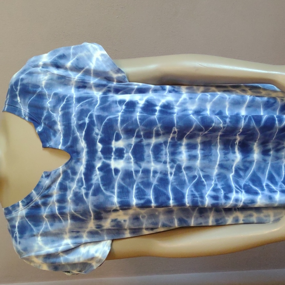 Te Verde knit tie dye dress